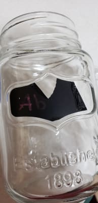 Chalk Label Mason Jar 4-Piece Glassware Set | Big Lots