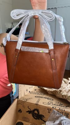 fossil avondale satchel multi brown