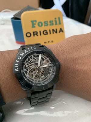 Privateer sport mechanical black stainless steel watch deals