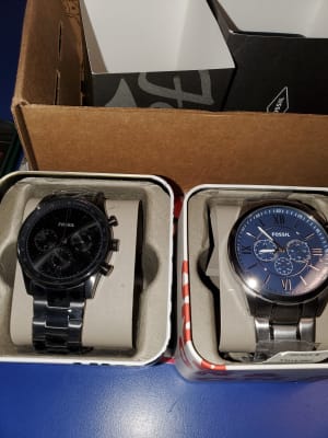 Flynn chronograph smoke online stainless steel watch