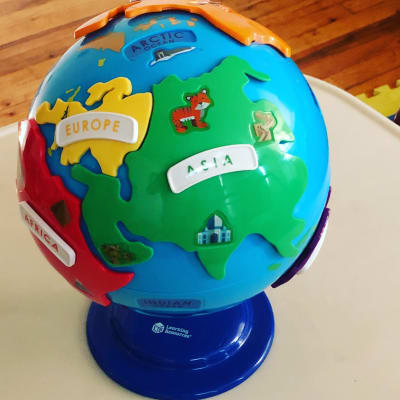 Learning Resources Puzzle Globe 3-D Geography Puzzle New 