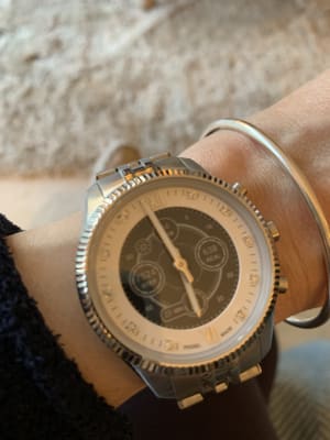 Fossil hybrid smartwatch q scarlette top