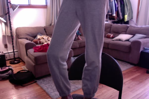 Cinched-Hem Jogger Sweatpants for Girls