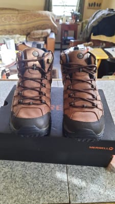 Merrell Men s Moab 2 Prime Mid WP Hiking Boots Mist elliottsboots