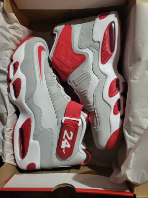 Nike Air Griffey Max 1 Mens Basketball Shoes Red White Free Shipping FD0760 043 Shoe Palace