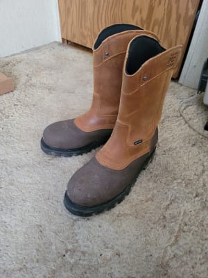 Men s Rigmaster Wellington Safety Boots Brown