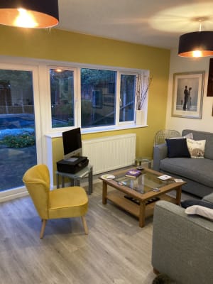 Homebase occasional chair ochre deals
