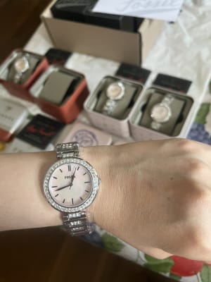 Karli Three-Hand Stainless Steel Watch 