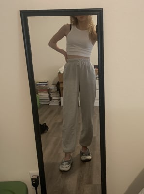 Extra High-Waisted Cropped Sweatpants