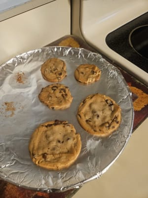 Big Chocolate Chunk Nut Cookies