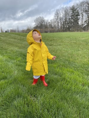 Toddler Jersey-Lined Raincoat | Gap