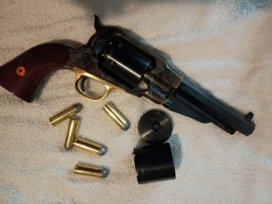Uberti 1858 Remington New Model Army Black Powder Revolver 44 Cal 5.5