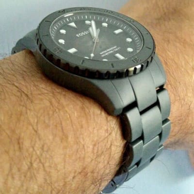 Fb-01 Automatic Grey Ceramic Watch 