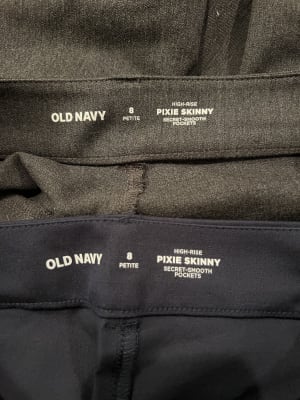 Petite old clearance navy pants