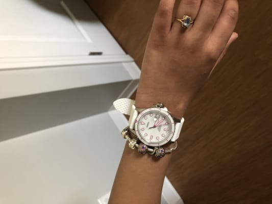 Date White Silicone Watch - ES4747 - Fossil