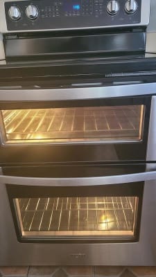 creda built in double oven
