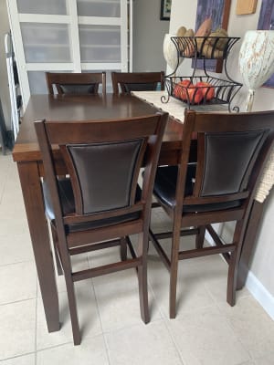 Harlow 5 Piece Pub Table Chair Set, Big Lots Folding Dining Room Table And Chairs