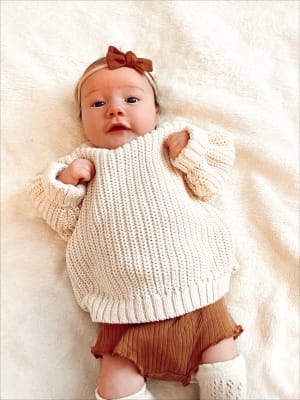 Navy baby sweater sales