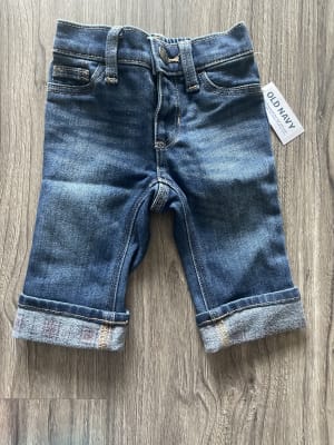Unisex Straight Soft Brushed Lined Jeans for Baby Old Navy