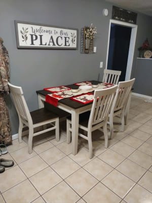 Real Living Caylie Farmhouse Dining Table Big Lots