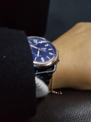 Hybrid Smartwatch Accomplice Navy Blue Stainless Steel