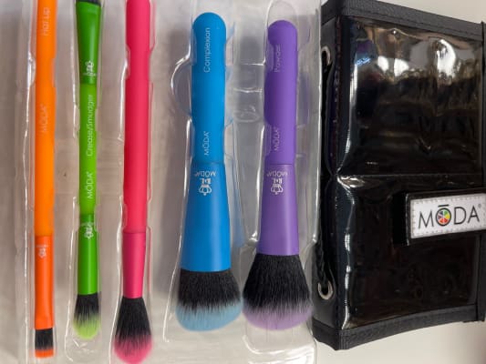 MŌDA® Posh Pastel 6pc Total Face Flip Kit – MŌDA® Brush