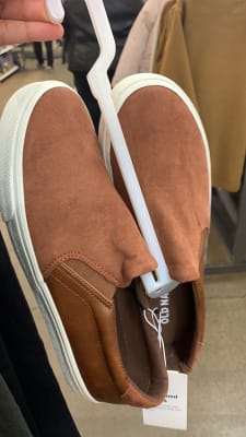 Mixed Fabric Slip Ons for Men Old Navy
