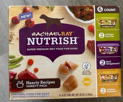 Nutrish Hearty Recipes Variety Pack Wet Food for Dogs