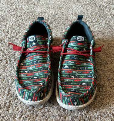 HEYDUDE™ Wally Fishmas Sweater Shoe - Men display picture 1