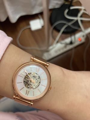 Carlie Mini Automatic Rose Gold-Tone 