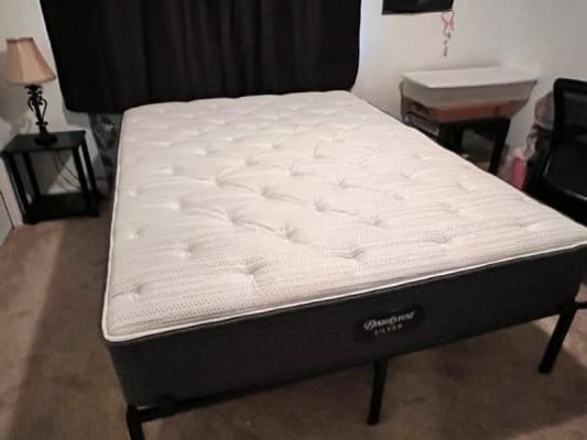 Beautyrest silver avondale plush clearance pillowtop queen mattress