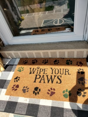 New Kempf Wipe Your Paws Coco Doormat Rubber Backed 18 By 30 0.5 Inch 