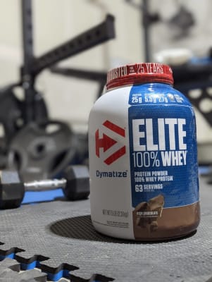 Protéine Dymatize Elite Whey Isolate - Saveur Banane - Poudre BCAA EAA