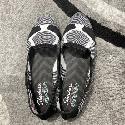 Women s Skechers Cleo 2.0 Lady Sherlock Flat Peltz Shoes