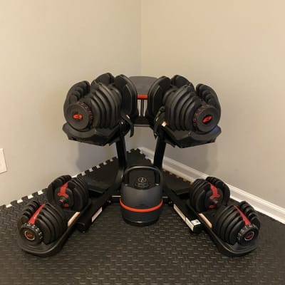 Bowflex dumbbells 1090 stand hot sale