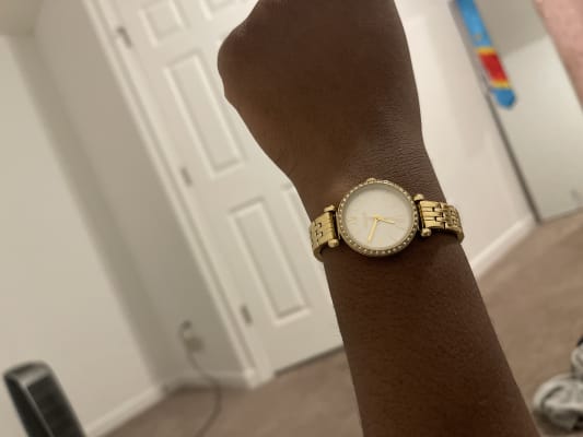 Tillie Mini Three-Hand Gold-Tone 