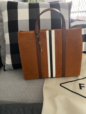 Fossil carmen shopper discount bag