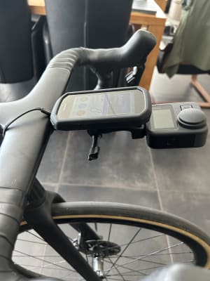 Insta360 X Gopro Mount Bike Insta360 Fietscomputerhouder (geïntegreerd Stuur), Compatibel Met Aluminium Fietsaccessoire Compatibel Garmin Wahoo