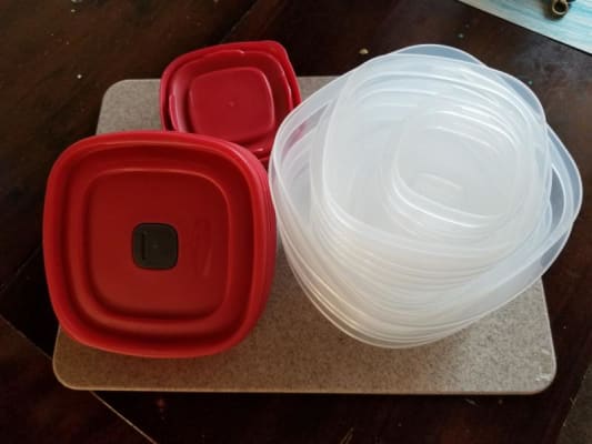 Rubbermaid® Easy Find Lids Vented Food Container - Clear/Red, 3 ct - Harris  Teeter