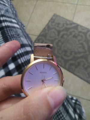 Neely Three-Hand Sand Leather Watch 