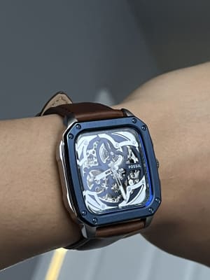 Inscription Automatic Brown Leather 