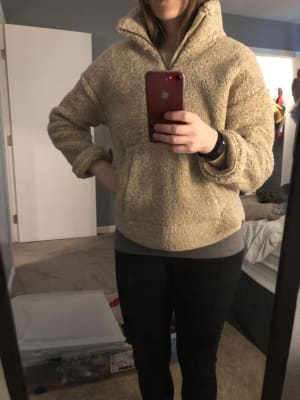 Lululemon oh so sherpa half hotsell zip