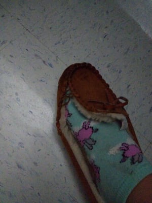 Faux Suede Sherpa Lined Moccasin Slippers for Women Old Navy