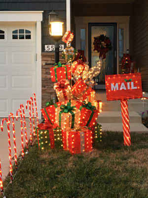 Big lots christmas box clearance