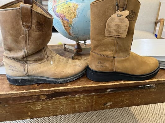 Georgia Men s Farm and Ranch CC Work Boots Tan elliottsboots