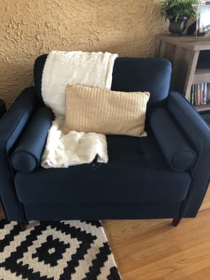 Lillith mid century modern store chair in heather grey