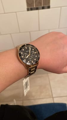 His and Her Multifunction Gold-Tone 