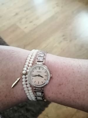 Karli Mini Three-Hand Pastel Pink 