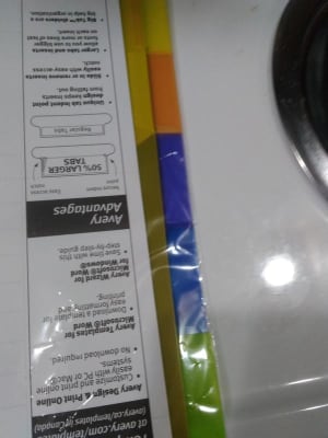Avery 7278211901 $3.30 Avery® Big Tab™ Insertable Plastic ...