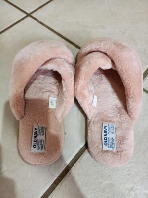 Pink Slippers Stock Photo - Download Image Now - Slipper, Fluffy